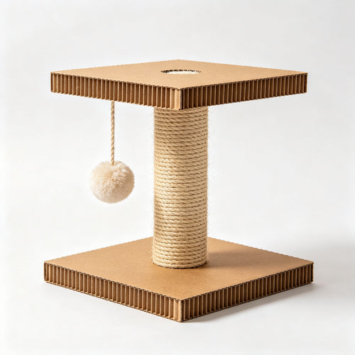 Cat Scratching Board — Corrugated Cardboard, Catnip Included