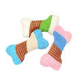 Squeaky Plush Bone Dog Toy