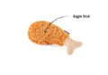 Plush Drumstick Squeaky Dog Toy