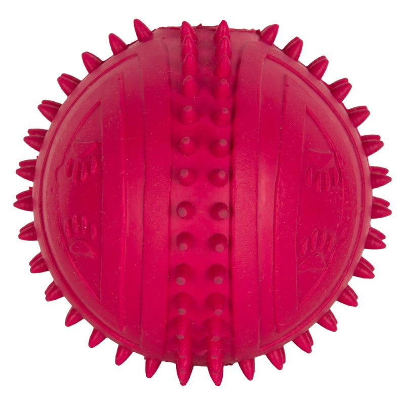 Paw-Print Rubber Chew Ball