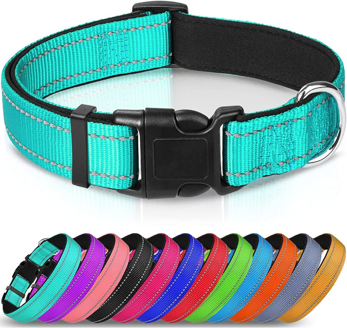 Reflective Padded Dog Collar