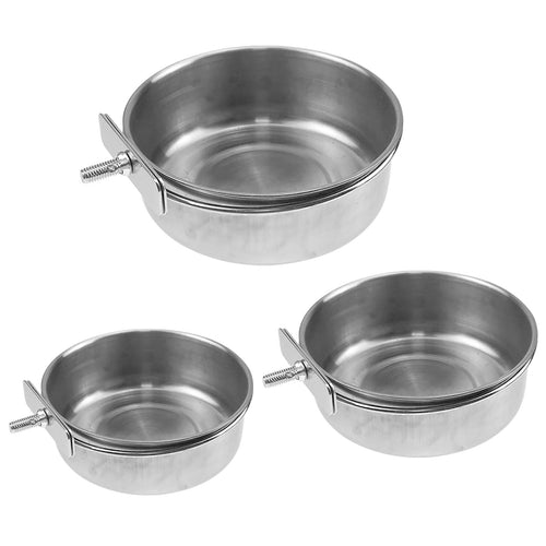 Bird Cage Food & Water Cups (2-Pack)