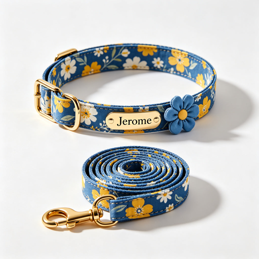 Personalized Engraved Dog Collar — Custom Name Tag
