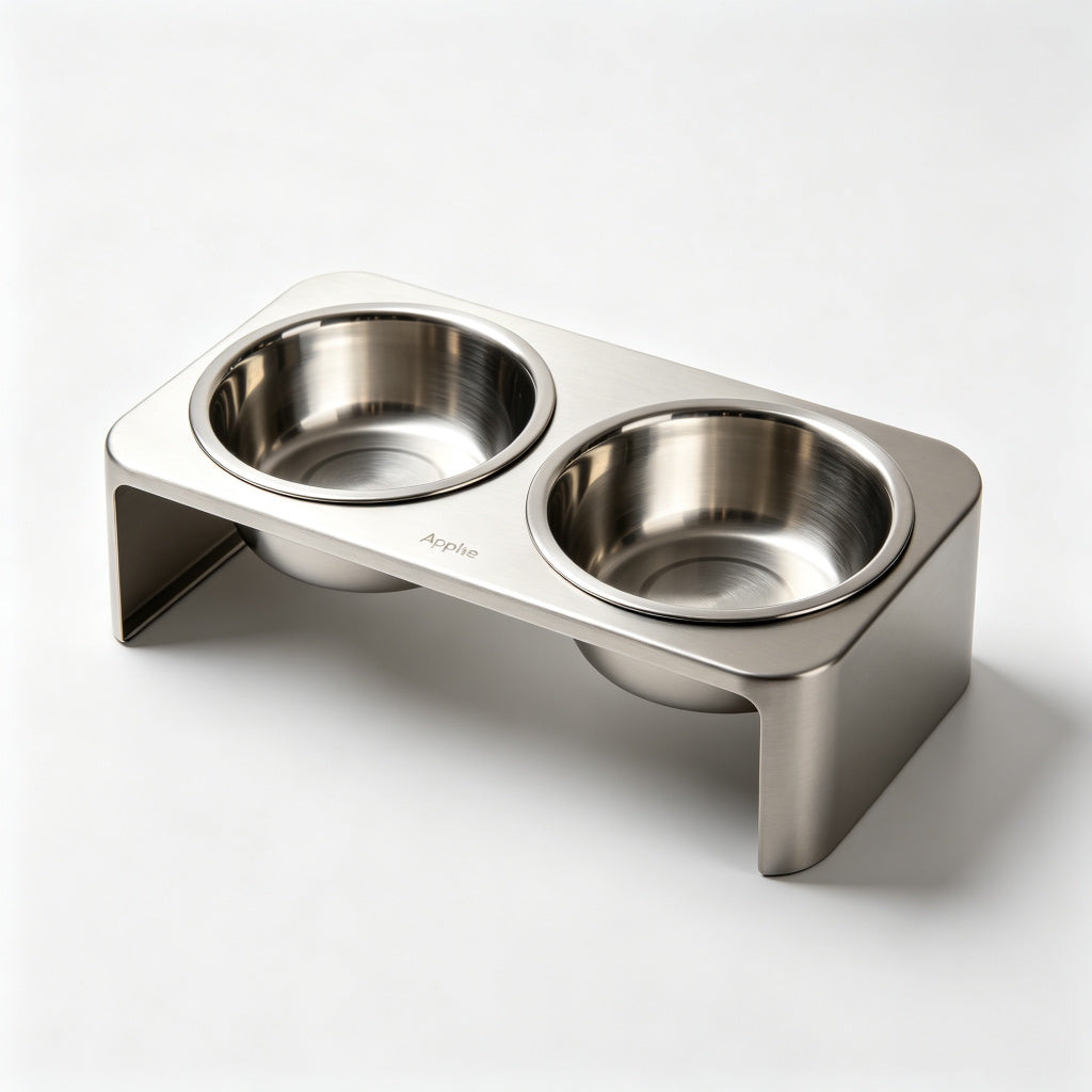 Elevated Dog Bowls — Raised Stand, Adjustable Height