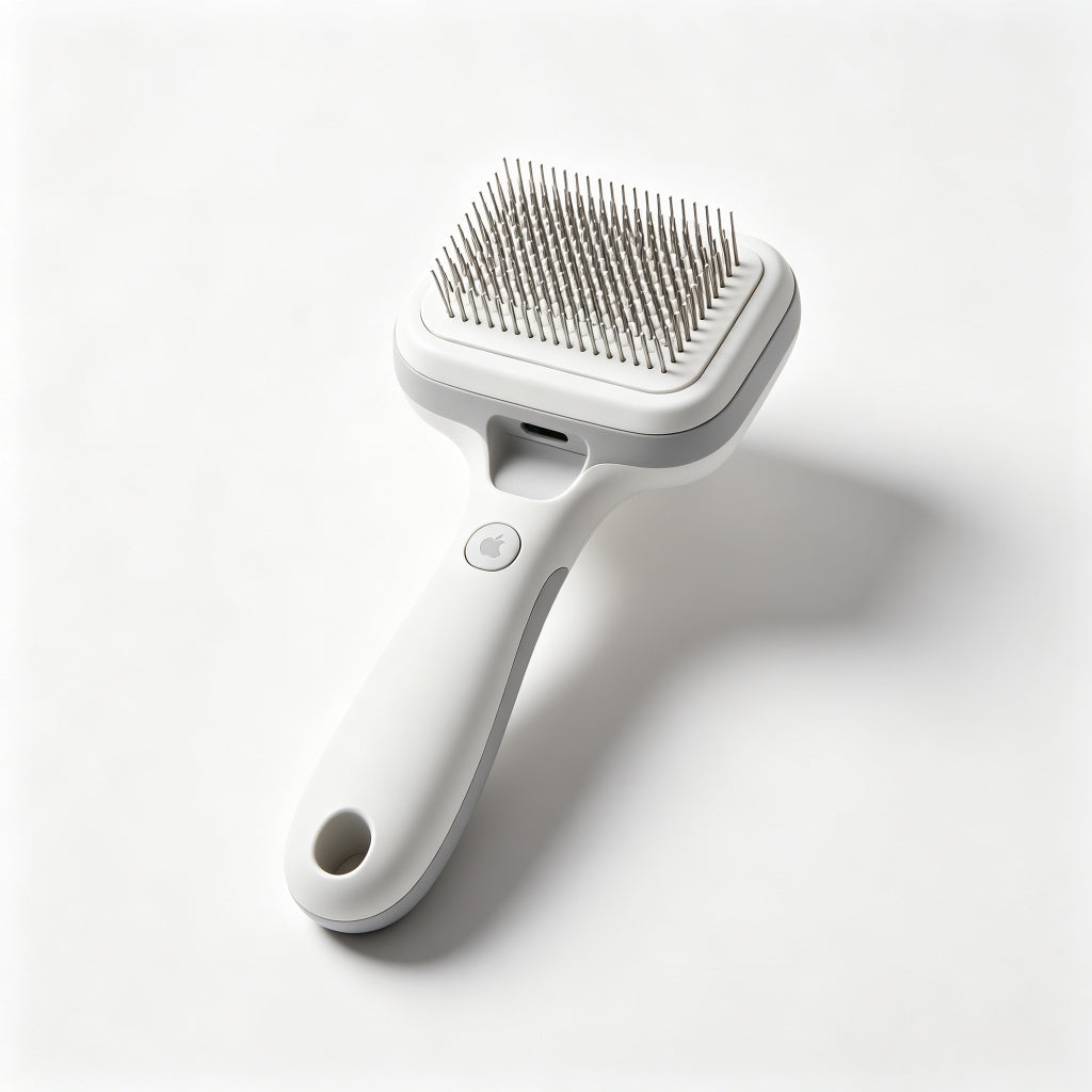 Pet Grooming Brush — Self-Cleaning Slicker