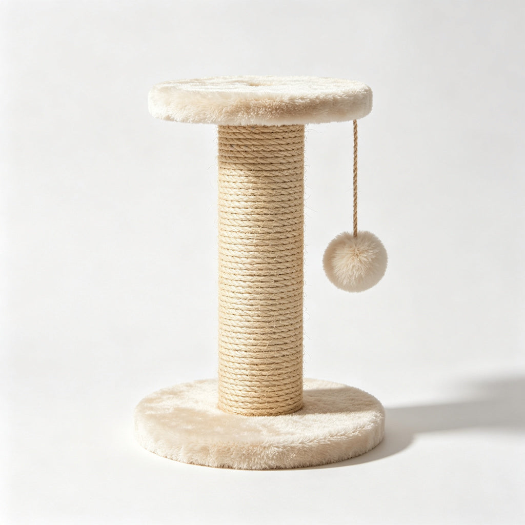 Cat Scratching Post — Sisal Rope, 40cm